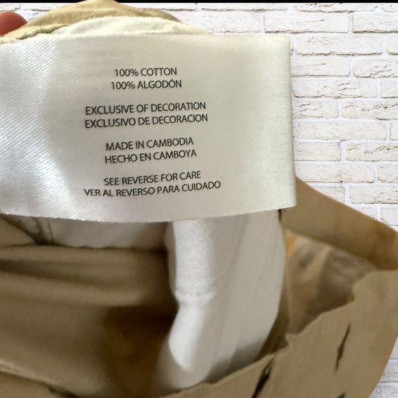 NWT Eddie Bauer Mens Short Safari Size 36 Flat Front - Picture 6 of 6